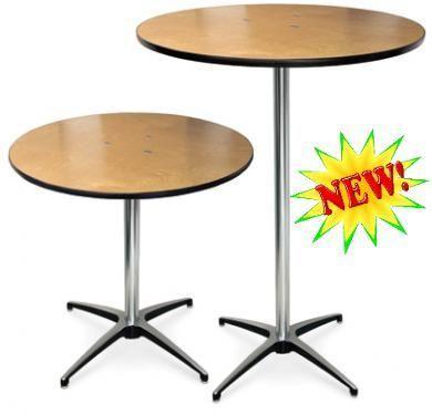 36 inch round Cocktail tables 30 or 42 inch height