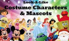 NEW Look-A-Like Costume Characters and Mascot Packages