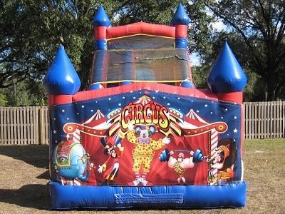 18ft Circus Carnival Themed Dry Slide - UNIT #528