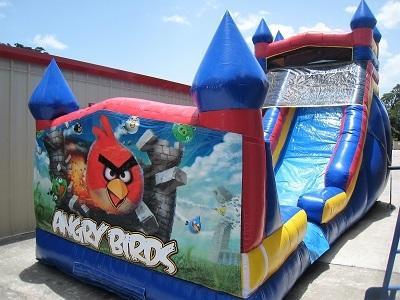 18ft Angry Birds WET Slide  - UNIT #528