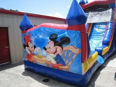 18ft Mickey and Minnie Dry Slide - UNIT #528