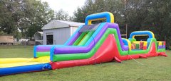 70ft WET Retro Two Lane Obstacle Course - UNITS #431+432+610