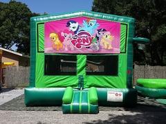 My Little Pony 2 in 1 GREEN Bounce w/Hoops - UNIT #113