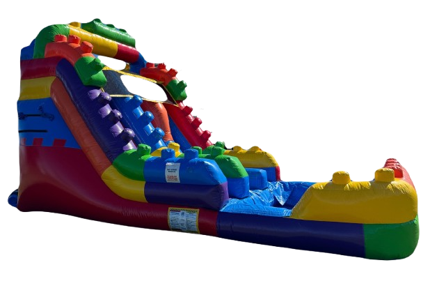 15ft Dual Lane Water Slide (AKA Mega Blocks) 15ft Dual Lane Water Slide (AKA Mega Blocks)