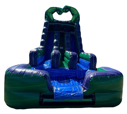 18ft Dual Lane Water Slide (AKA The Hulk) 18ft Dual Lane Water Slide (AKA The Hulk)