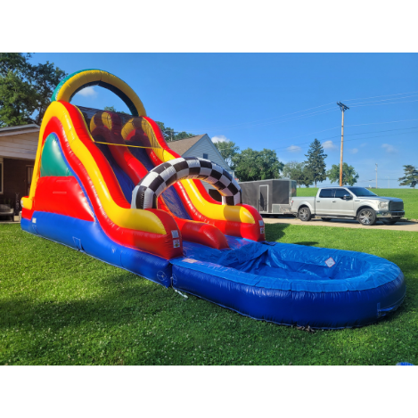Dual Lane Sports Waterslide Dual Lane Sports Waterslide