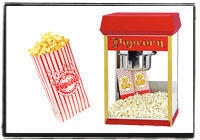 Popcorn Machine w/50 servings and 6'Table for serving