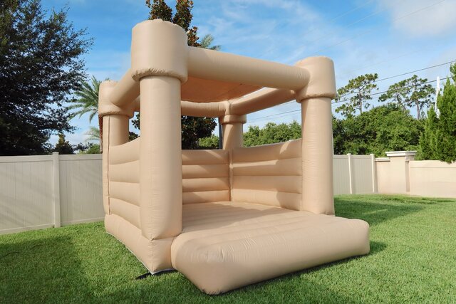 Miranda's Beige Bounce House Miranda's Beige Bounce House