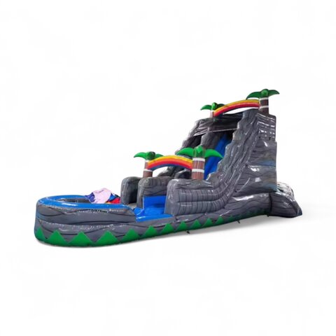 20ft Tropical Gray Marble Waterslide * 16-20-05 20ft Tropical Gray Marble Waterslide * 16-20-05