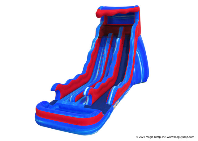 20FT Rockin' Rapids Dual Lane Slide (Dry Use) New For '22 20FT Rockin' Rapids Dual Lane Slide (Dry Use) New For '22