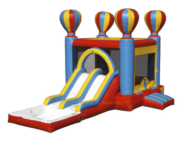 Double Lane Balloon Bouncer w/Hoop! (Wet) Double Lane Balloon Bouncer w/Hoop! (Wet)