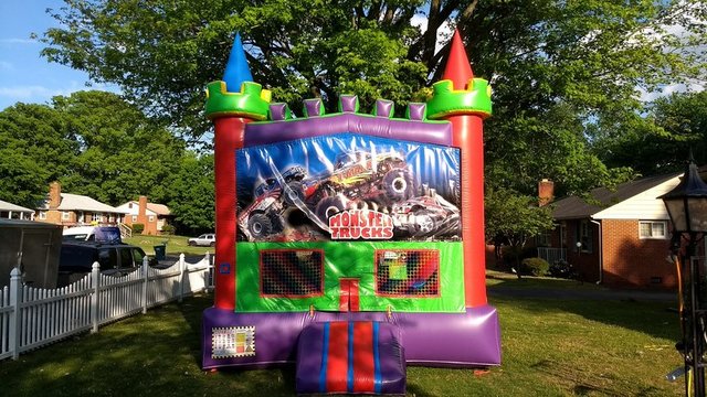 Monster Truck Bouncy Castle Monster Truck Bouncy Castle