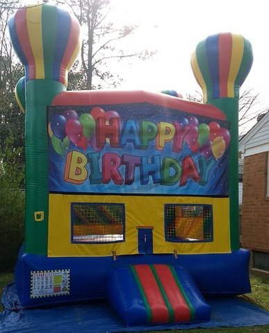 Hot Air Balloon Birthday Bouncer Hot Air Balloon Birthday Bouncer