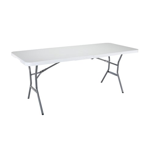 6' Plastic Folding Rectangle Tables (Seats 6)