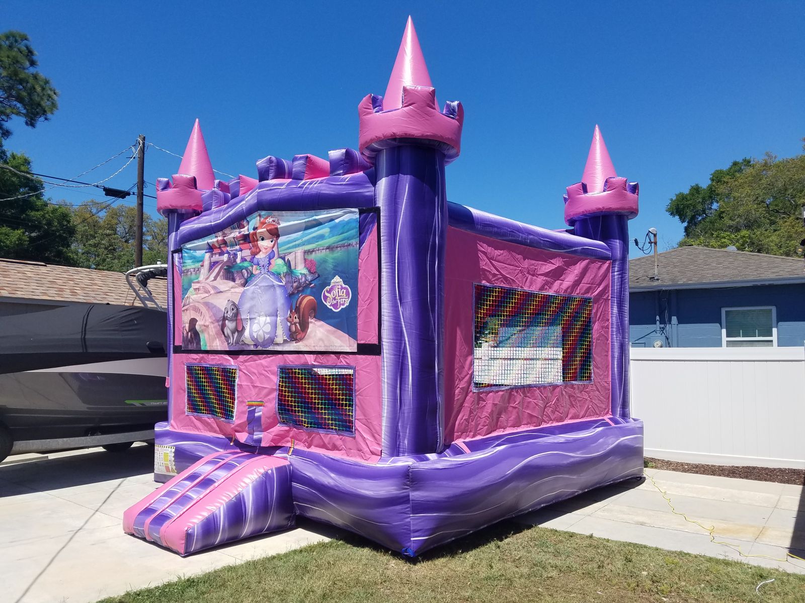 first bouncy castle