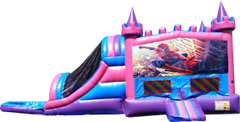 Spiderman Pink and Purple Castle Combo Wet Spiderman Pink and Purple Castle Combo Wet