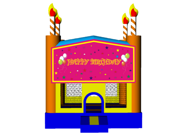 Happy Birthday Cake Girls 13x13 Fun House