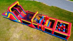 65' INFLATABLE MEGA OBSTACLE CHALLENGE COURSE