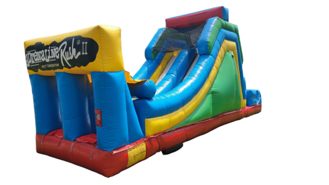Adrenaline Rush Double Lane 18' Slide (Dry) Adrenaline Rush Double Lane 18' Slide (Dry)