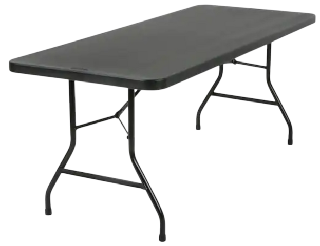 6 Ft Black Table 6 Ft Black Table