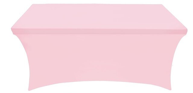 6ft Pink Spandex Table Cover 6ft Pink Spandex Table Cover