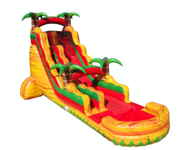 24Ft Tropical Fiesta Breeze Water Slide w Pool 24Ft Tropical Fiesta Breeze Water Slide w Pool