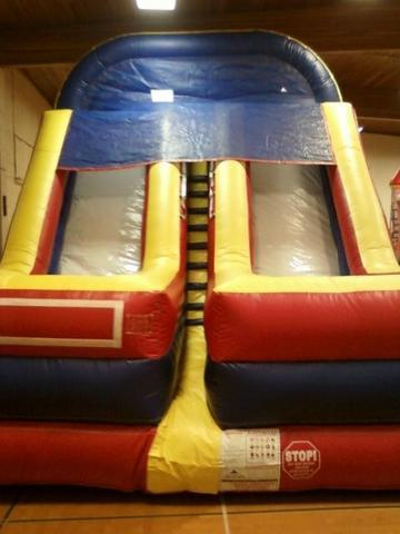 20' Giant Double Lane Slide 20' Giant Double Lane Slide