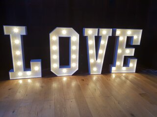 "LOVE" 4ft  MARQUEE LETTERS