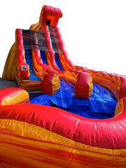 20 Curve Inflatable Dual Slide Wet/Dry