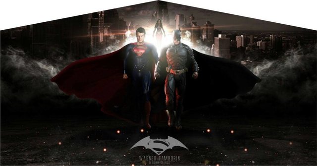 43 Super man/Batman/Wonder Woman banner x