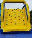 #502 Yellow rock wall  with slide