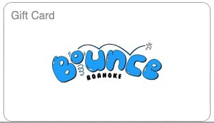 $50 Bounce Roanoke Gift Card