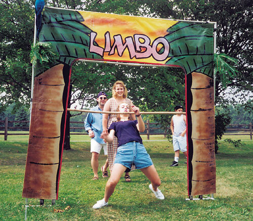 Playing Limbo Challenge Carnival Game