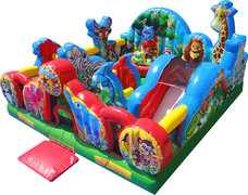 1T - Animal Kingdom Toddler Inflatable Play Land