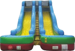 18FT RETRO DUAL LANE SLIDE WET/DRY 18FT RETRO DUAL LANE SLIDE WET/DRY