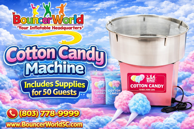 Cotton Candy Machine With Supplies Cotton Candy Machine With Supplies