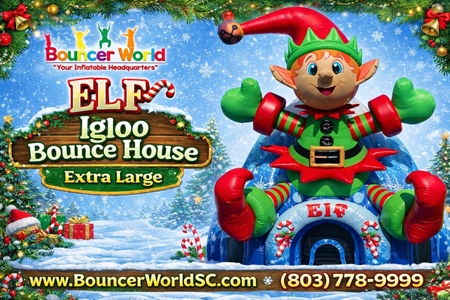 ELF IGLOO BOUNCE HOUSE ELF IGLOO BOUNCE HOUSE