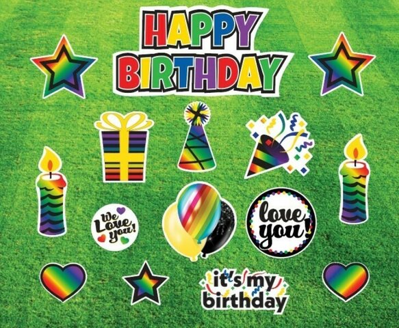 Happy Birthday Rainbow Flash & Flair Happy Birthday Rainbow Flash & Flair