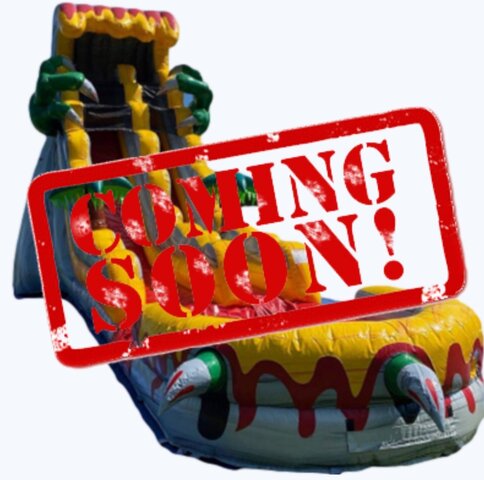 20FT JURASSIC T-REX DINOSAUR SLIDE W/ POOL 20FT JURASSIC T-REX DINOSAUR SLIDE W/ POOL