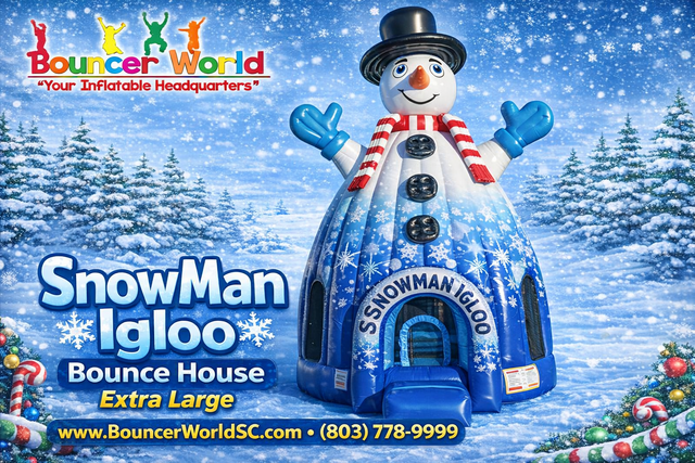SNOWMAN IGLOO BOUNCE HOUSE SNOWMAN IGLOO BOUNCE HOUSE