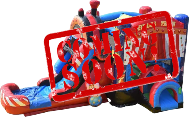 CIRCUS TRAIN BOUNCE SLIDE COMBO WET/DRY CIRCUS TRAIN BOUNCE SLIDE COMBO WET/DRY