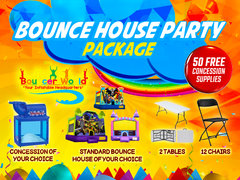 1 BOUNCE HOUSE PARTY PACKAGE<br><font color = red>Choose Bounce House at Checkout!</font>