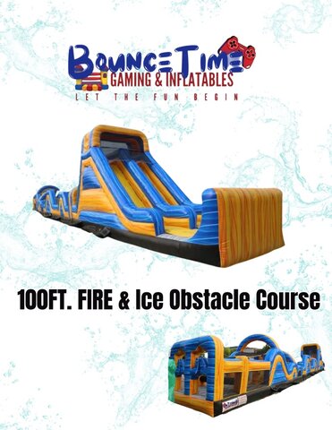 100ft Sunburst Orange Obstacle Course 100ft Sunburst Orange Obstacle Course