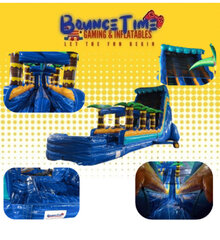 25ft Aqua Crush Double lane Waterslide