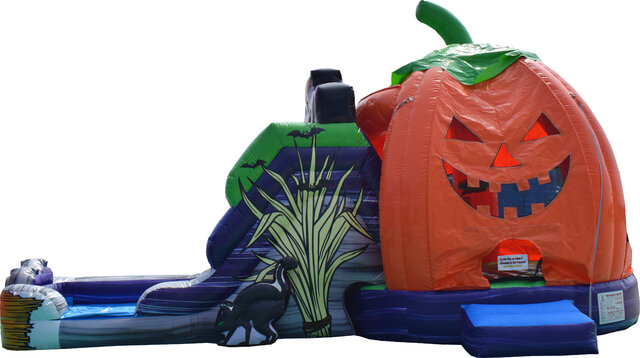 Pumpkin Combo Bounce House Rental Pumpkin Combo Bounce House Rental