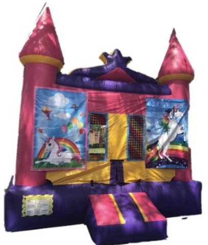Unicorn Theme Princess Castle Bounce House Unicorn Theme Princess Castle Bounce House