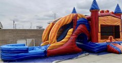 18 Feet Tall Fantasy Island Wet/Dry Combo w/Wave Runner or Pool attachment