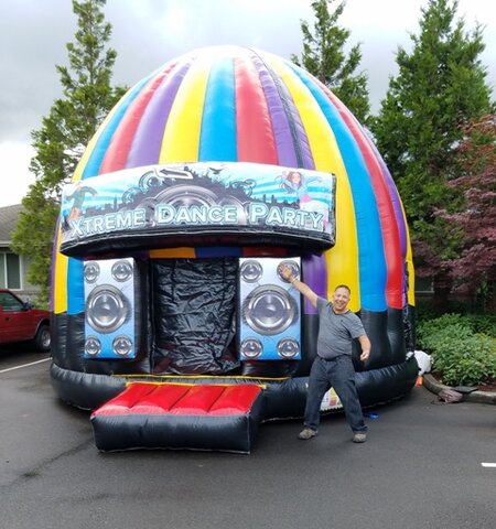 inflatable dance dome rental