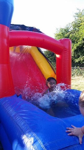 Misty Kingdom Inflatable Water Slide