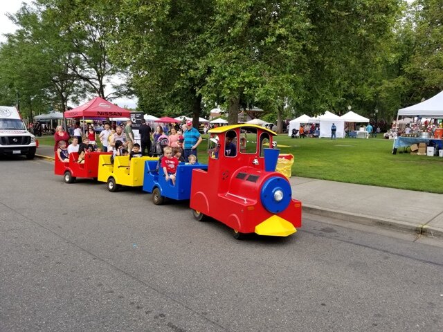 Outdoor Trackless Train Rental